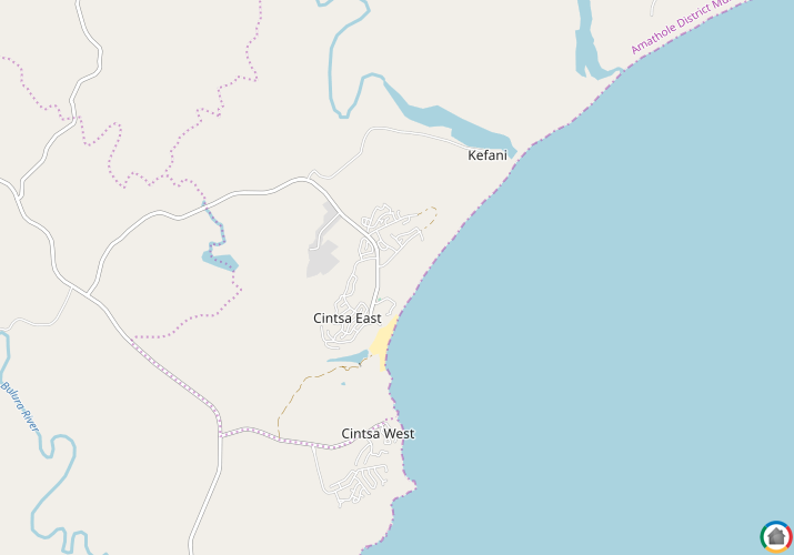 Map location of Chintsa